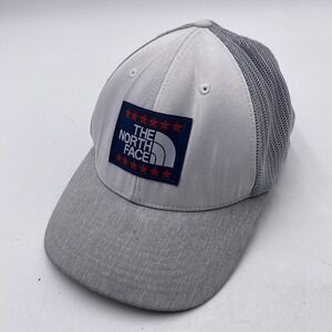 The North Face Hat Gray Stretch Fitted Large Mesh Cleaned See Pics